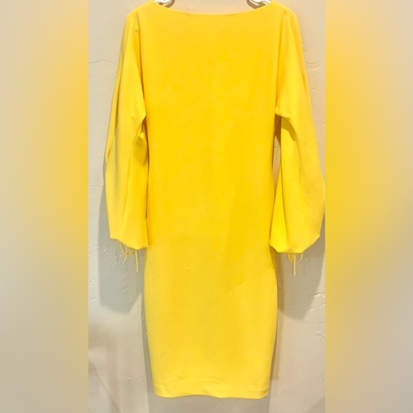 BADGLEY MISCHKA Elegant Blouson Sleeve Day Dress - Picture 2 of 13